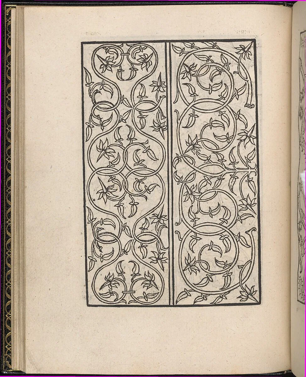 Page from Ein new kunstlich Modelbuch...(Page 16v) — Peter Quentel
