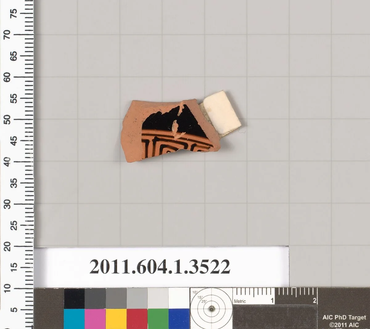 Terracotta fragment of a kylix (drinking cup) — Unknown