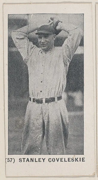 Stanley Coveleskie from the Baseball Players photo series (W502) — Unknown
