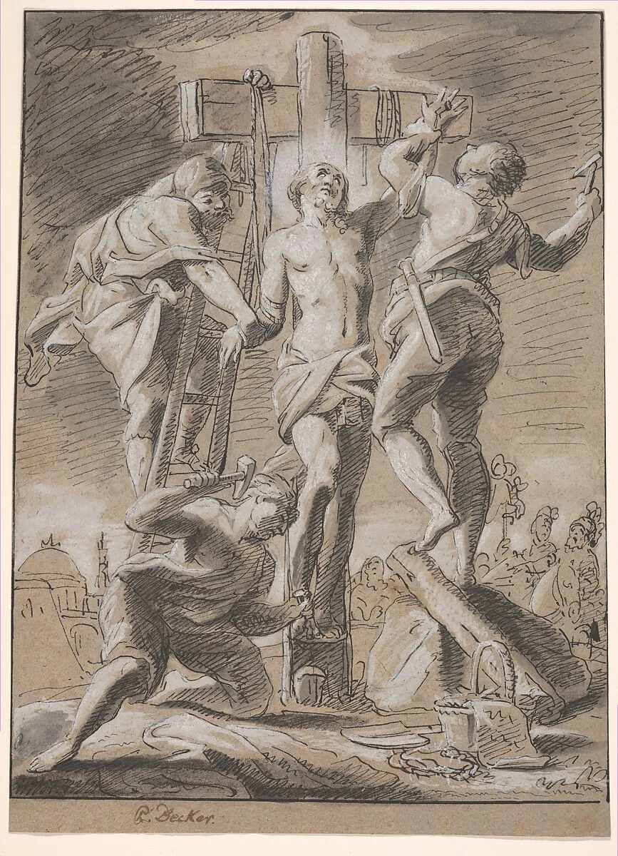 Christ Nailed on the Cross — Paul Decker the Younger