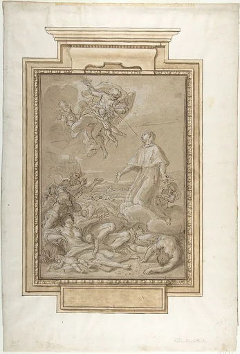 Saint Rosalia Interceding for Victims of the Plague in Palestrina