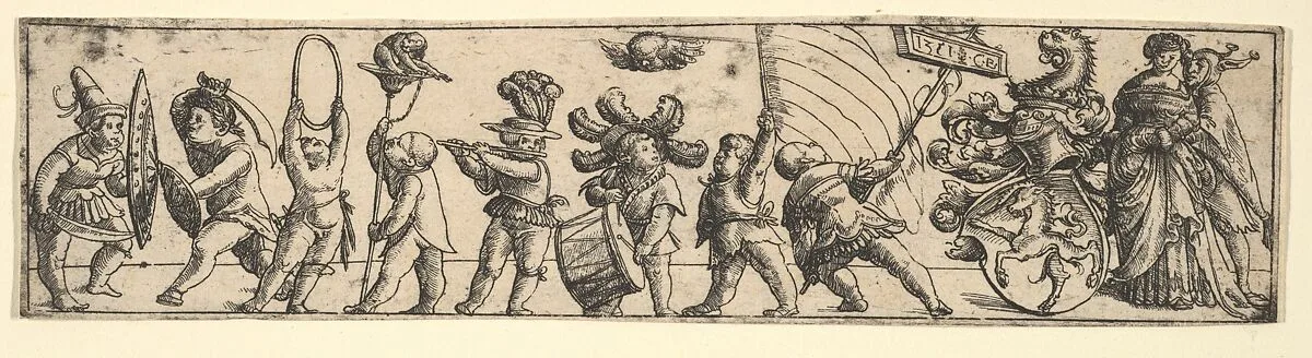 Frieze with children — Christoph Bockstorffer