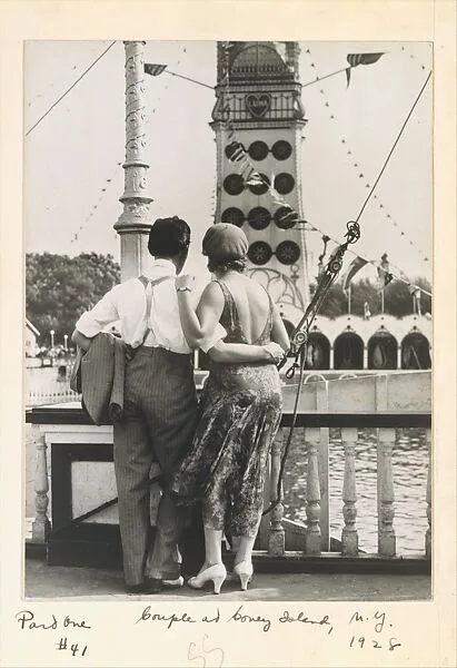Couple at Coney Island, New York — Walker Evans