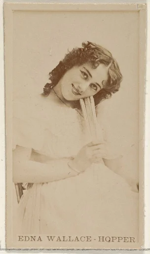 Edna Wallace-Hopper, from the Actors and Actresses series (N45, Type 8) for Virginia Brights Cigarettes