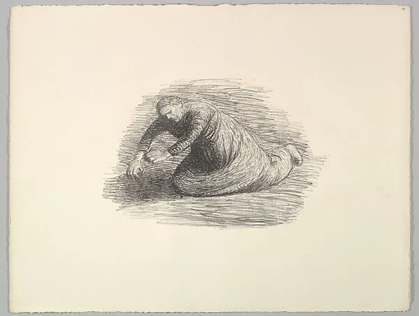 The Bloodstains 1 (Der Blutflecken 1) — Ernst Barlach