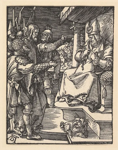 Christ before Caiaphas, from "The Small Passion"