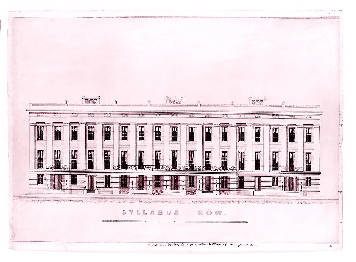 Syllabus Row, New York — Alexander Jackson Davis