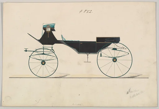 Design for Vis-à-vis/ Barouche, no. 852