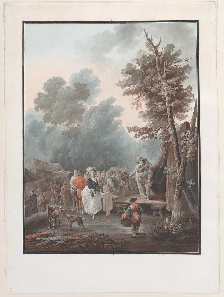 La Foire de Village — Charles Melchior Descourtis|Nicolas Antoine Taunay