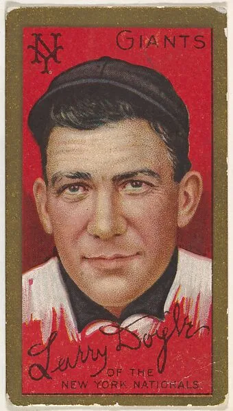 Larry Doyle, New York Giants, National League, from the "Baseball Series" (Gold Borders) set (T205) issued by the American Tobacco Company — American Tobacco Company