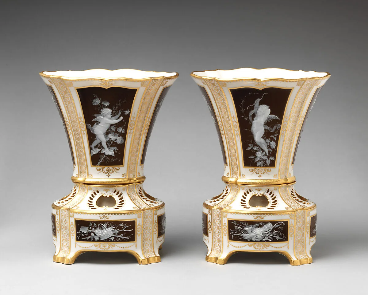Pair of Bulb Vases — Alboin Birks|Minton(s)