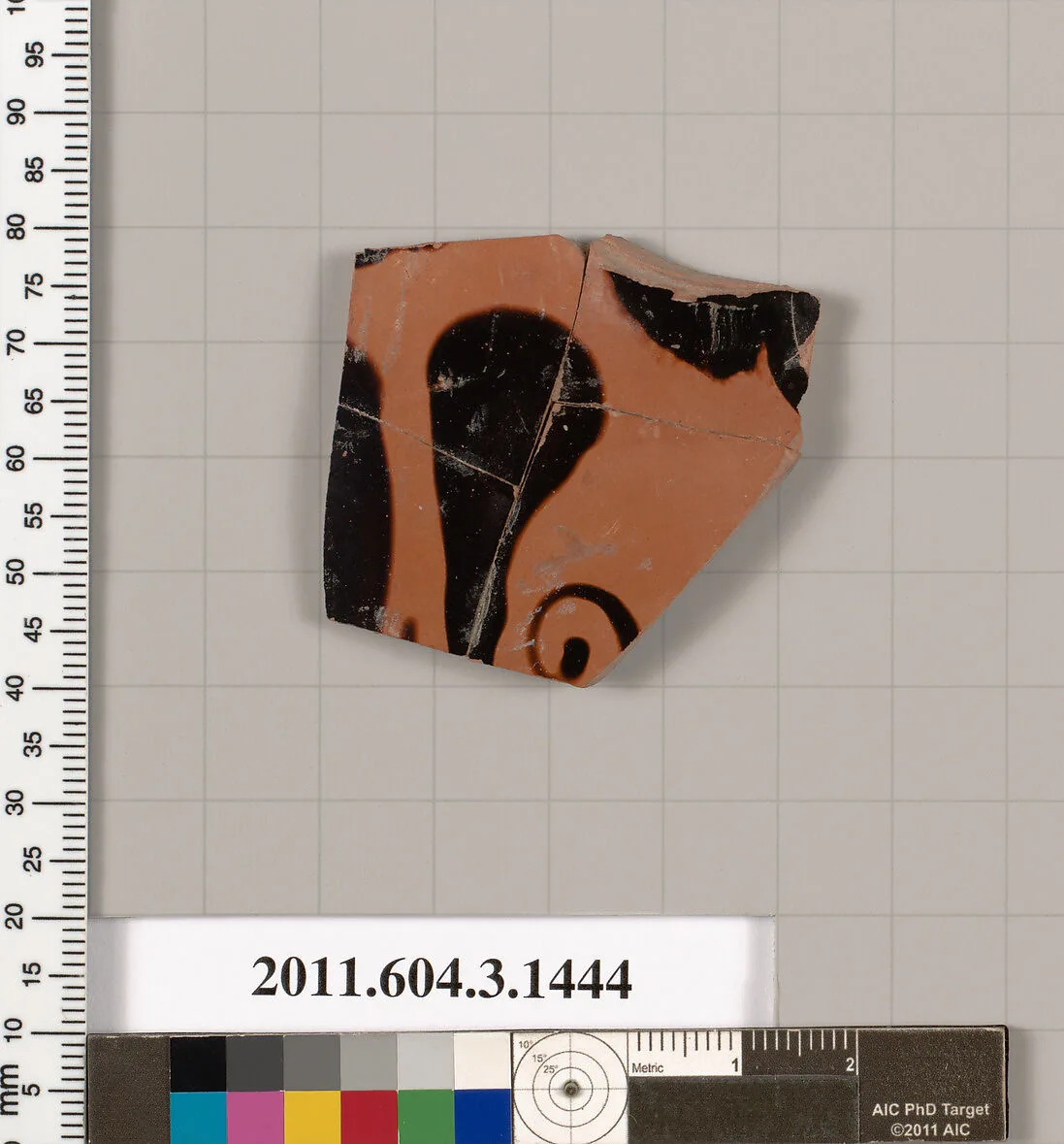 Terracotta fragment of a skyphos (deep drinking cup) — Unknown
