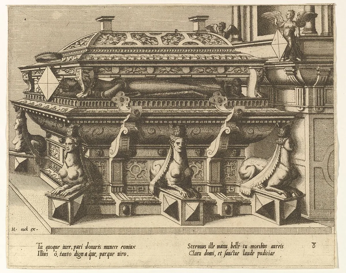 Cœnotaphiorum (8) — Hans Vredeman de Vries|Johannes van Doetecum I|Lucas van Doetecum|Hieronymus Cock