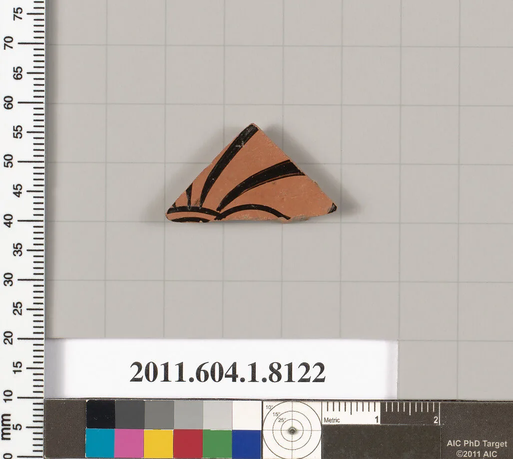 Terracotta fragment of a kylix (drinking cup) — Unknown