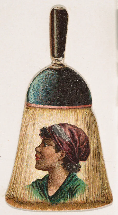 Whisk broom, from the Novelties series (N228, Type 3) issued by Kinney Bros. — Kinney Brothers Tobacco Company