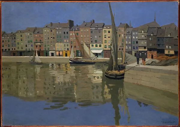 The Port of Honfleur at Night — Félix Vallotton