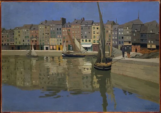 The Port of Honfleur at Night