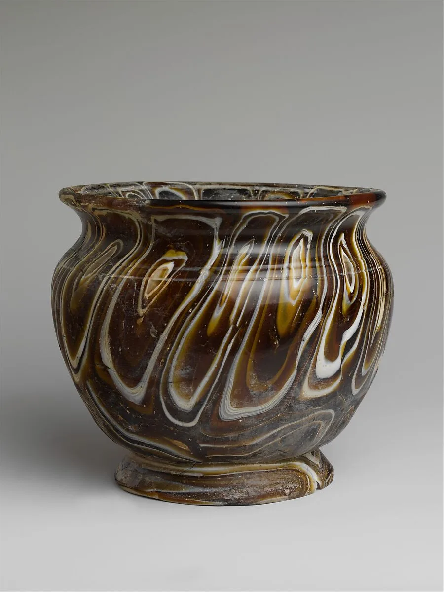 Glass mosaic jar — Unknown