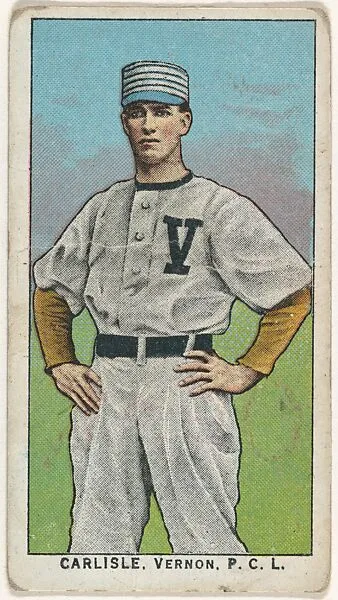 Carlisle, Vernon, Pacific Coast League, from the "Obak Baseball Players" set (T212), issued by the American Tobacco Company to promote Obak Mouthpiece Cigarettes — American Tobacco Company