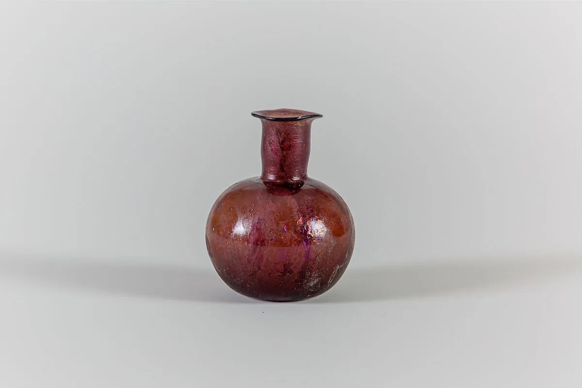 Glass perfume bottle — Unknown