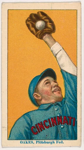 Rebel Oakes, Pittsburgh, from Coupon Cigarettes Baseball Issue, 1914-1916