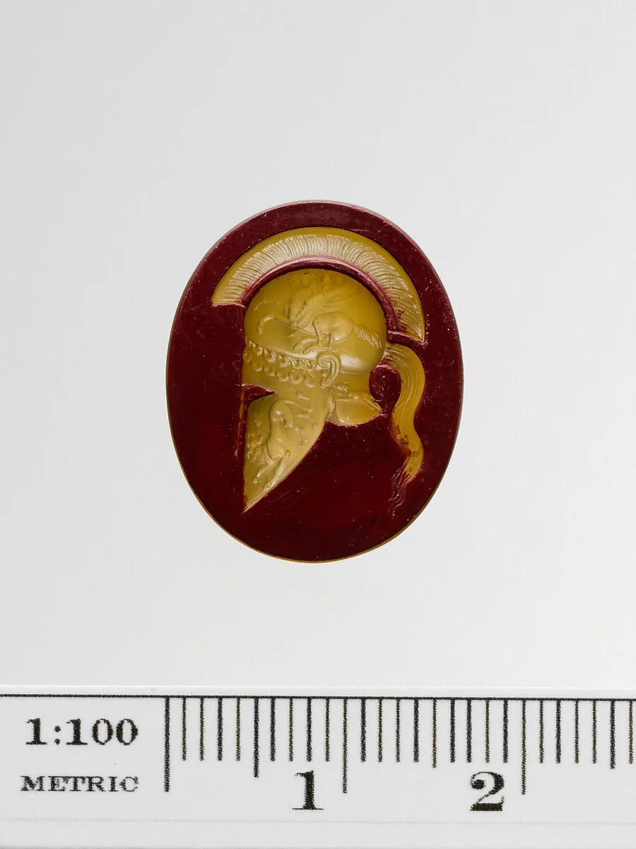 Red jasper ring stone — Unknown