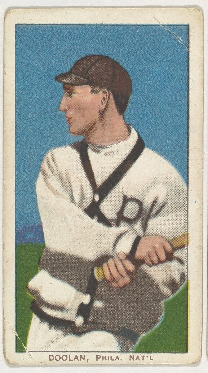 Doolan, Philadelphia, National League, from the White Border series (T206) for the American Tobacco Company — American Tobacco Company