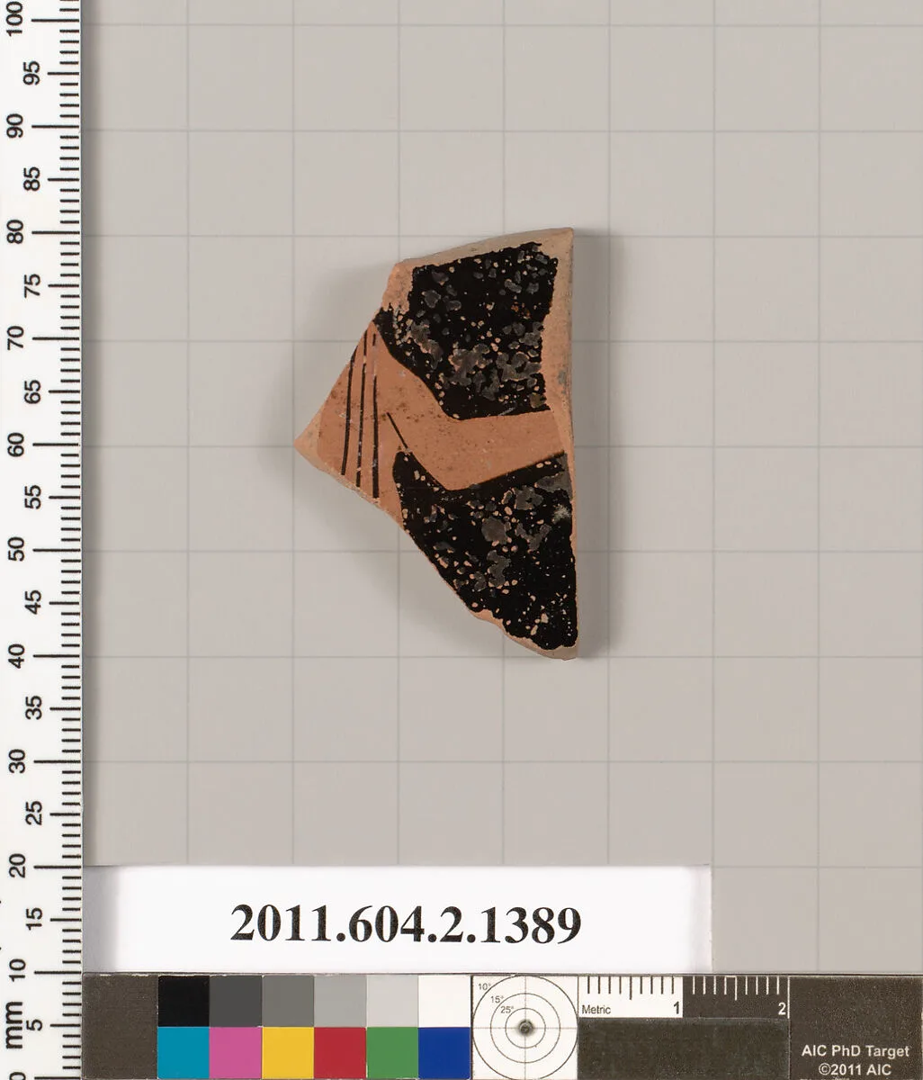 Terracotta fragment of a skyphos (deep drinking cup) — Unknown