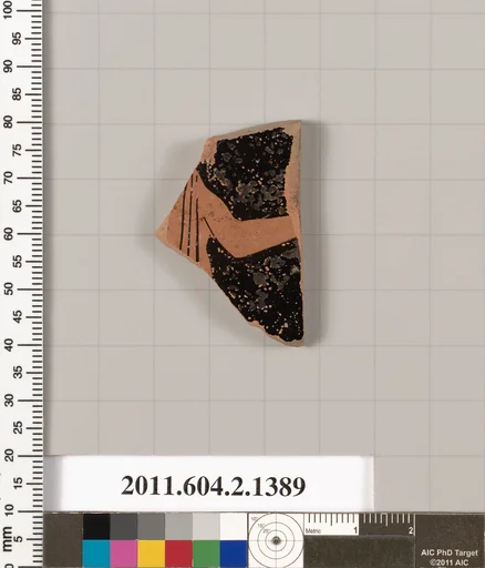 Terracotta fragment of a skyphos (deep drinking cup)