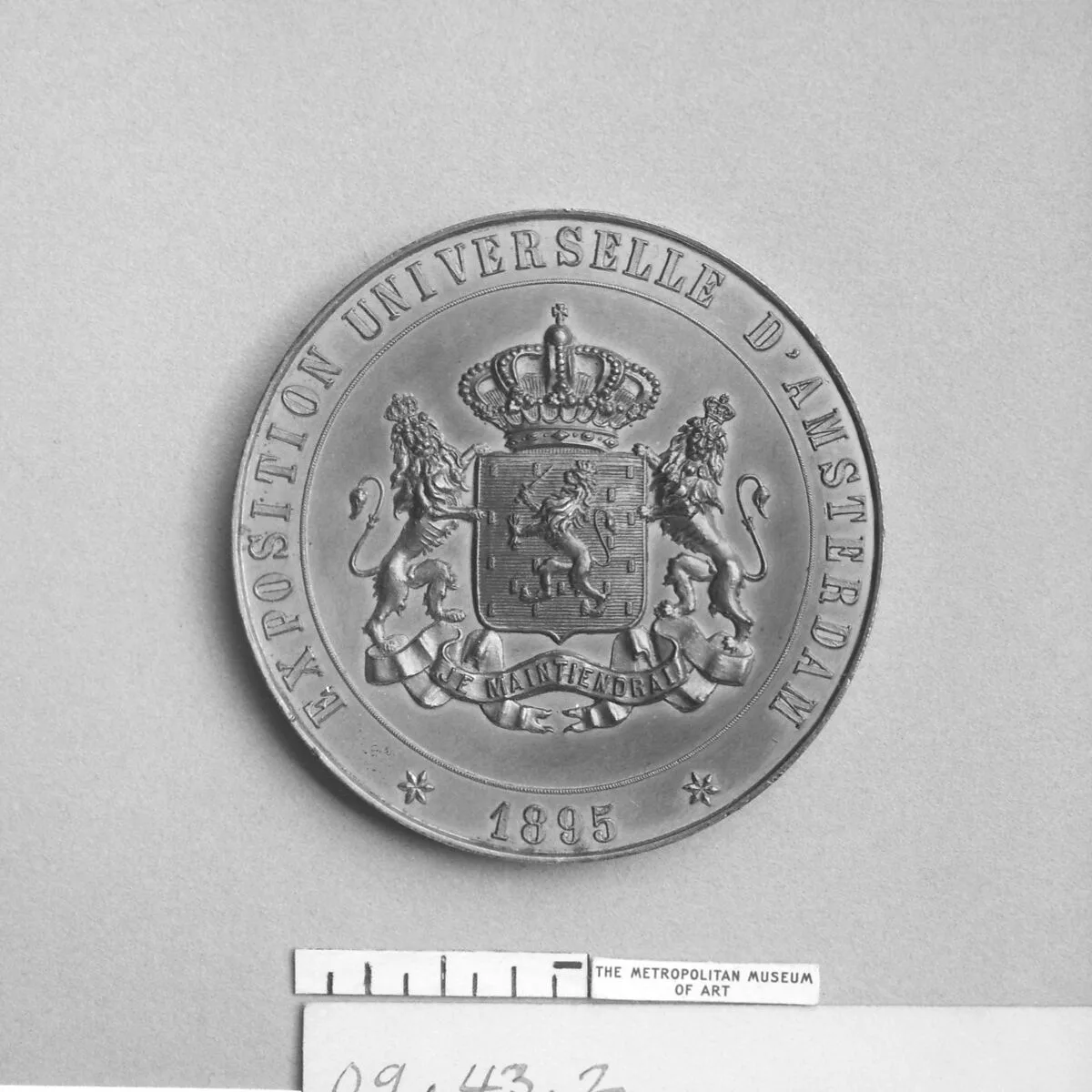 Commemorating the Universal Exhibition at Amsterdam, 1895 — J. M.