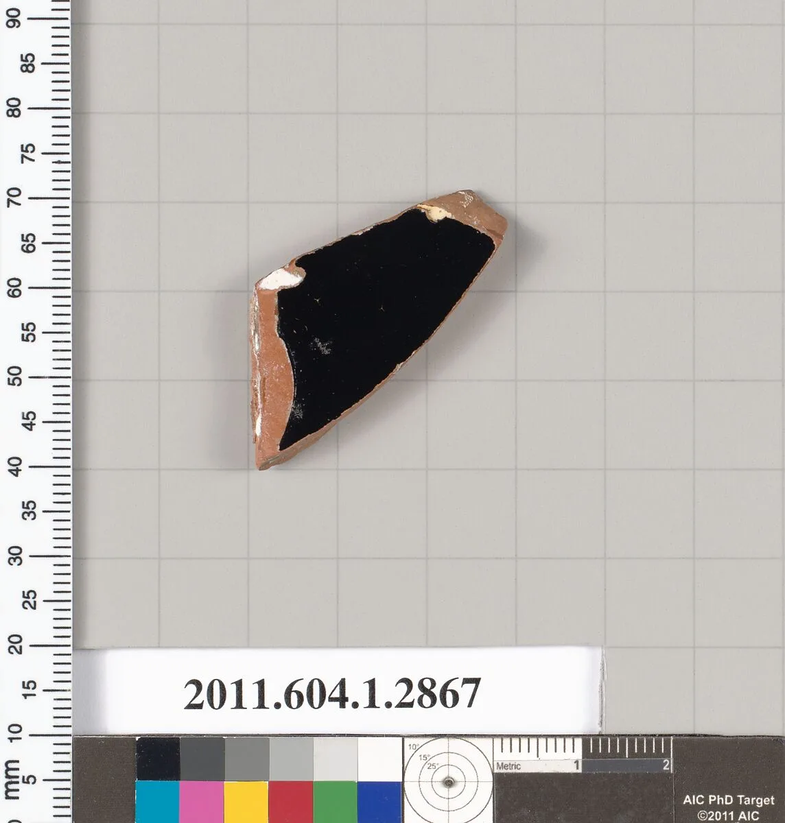 Terracotta fragment of a kylix (drinking cup) — Unknown