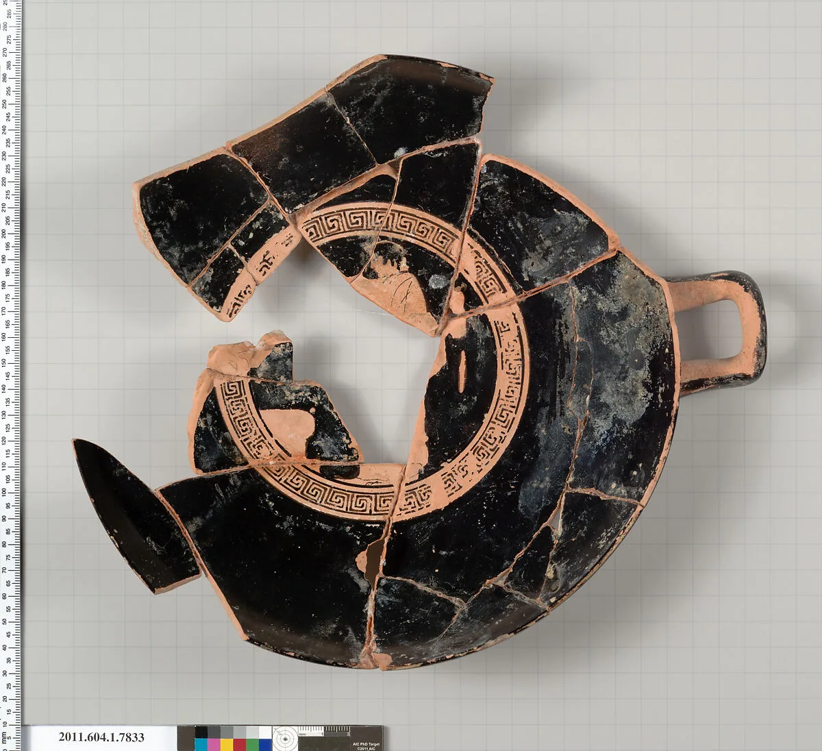 Terracotta fragment of a kylix (drinking cup) — Unknown