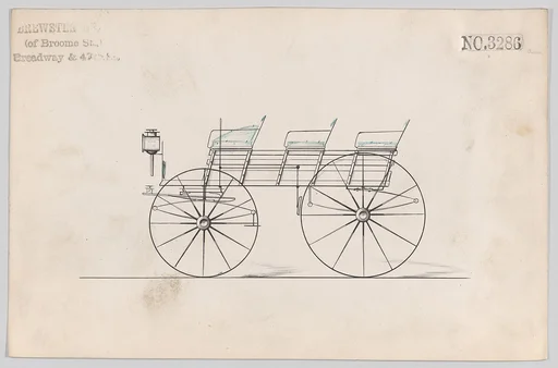 Design for 6 seat Phaeton, no. 3286a