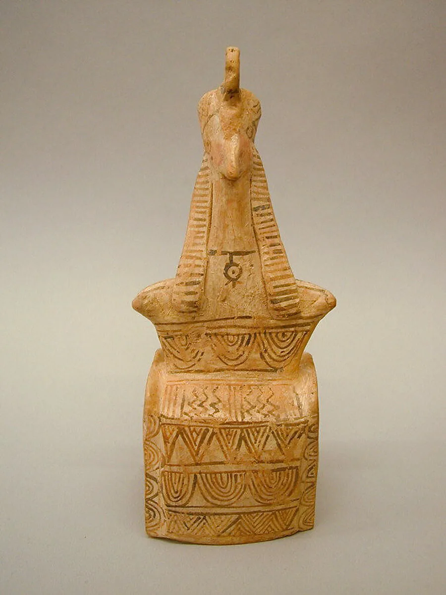 Terracotta seated figure — Unknown