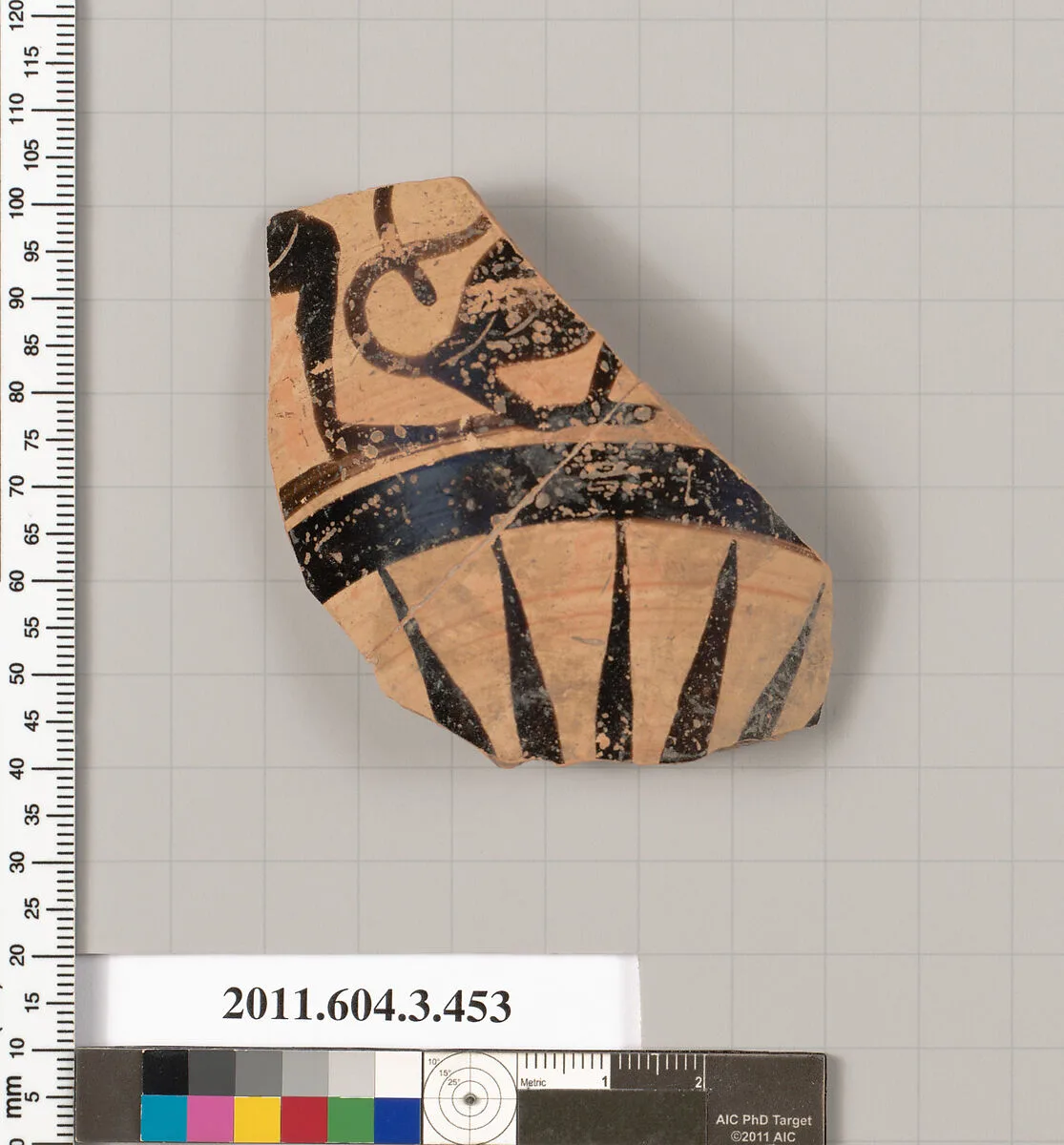 Terracotta fragment of a neck-amphora (jar) — Unknown