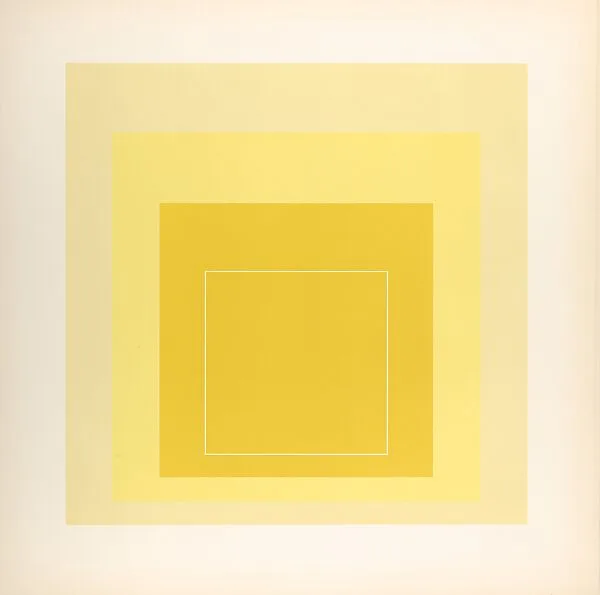Proof for White Line Square series — Josef Albers|Gemini G.E.L.|Kenneth E. Tyler