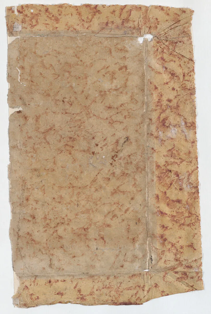 Sheet with overall splotchy pattern — Anonymous