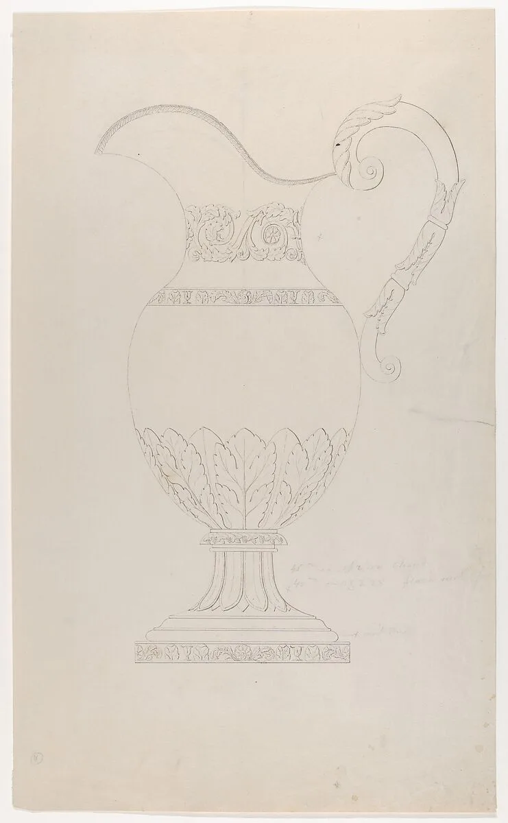 Design for a water pitcher — Thomas Fletcher