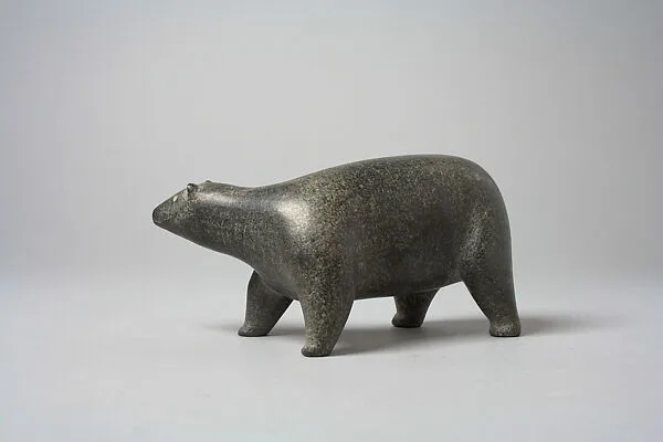 Black Stone Polar Bear — Tikeetuk