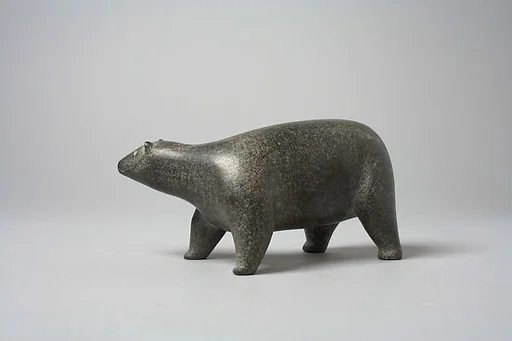 Black Stone Polar Bear