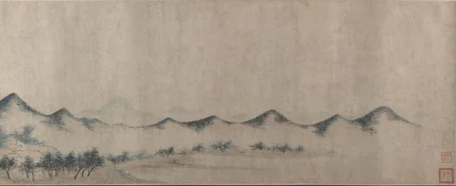 明/清　佚名　仿方從義　巢雲圖　卷|Landscape