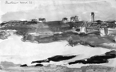 Landscape near the Village of Audierne in Brittany — Roger de la Fresnaye