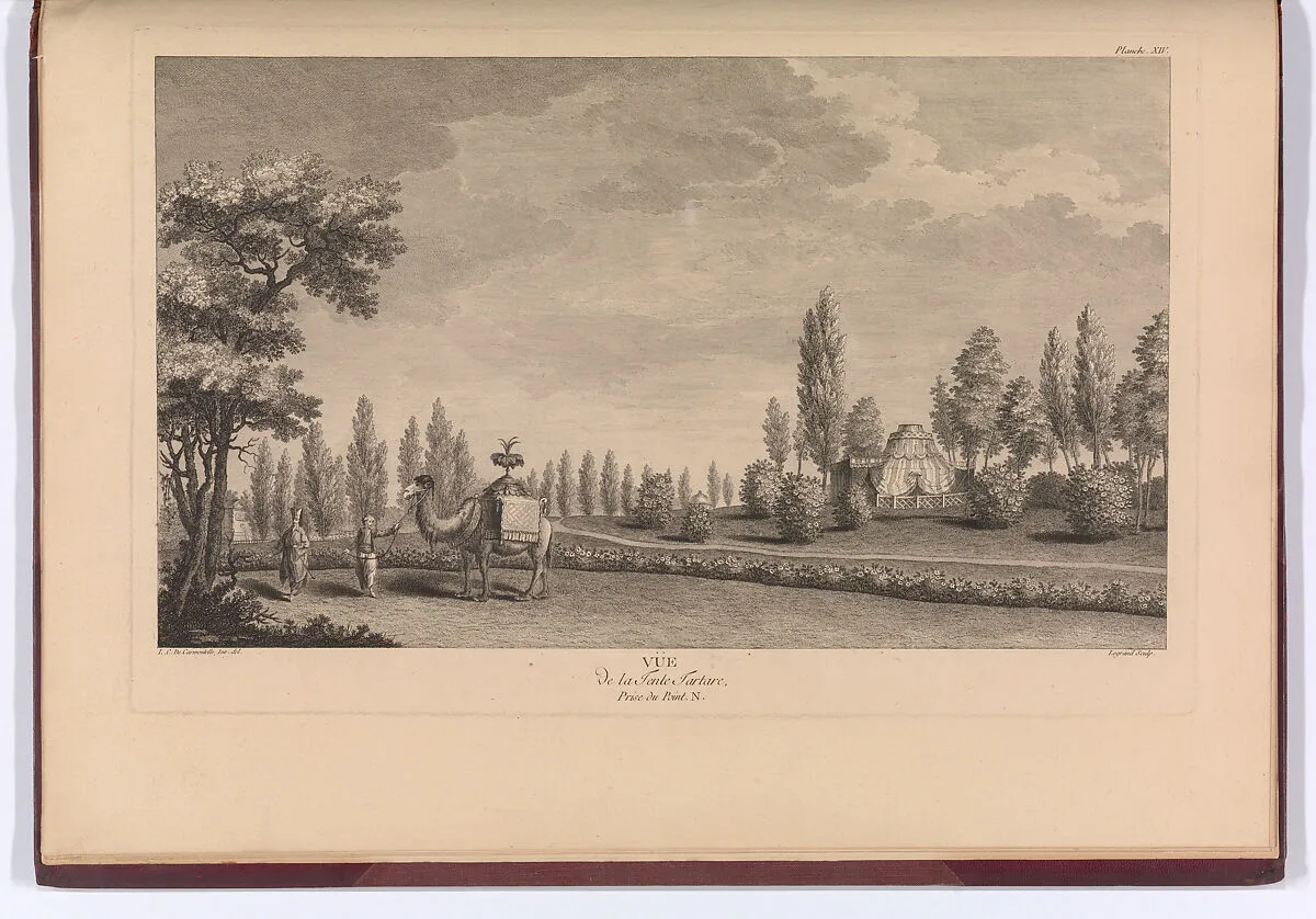 Jardin de Monceau — Louis de Carmontelle|Jean Charles Delafosse|Louis Joseph Masquelier