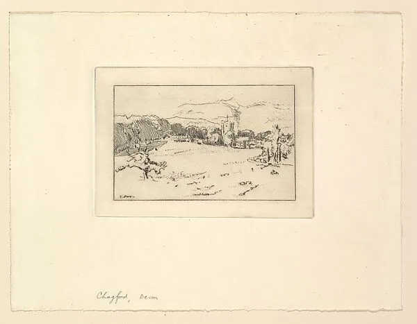 Chagford (The Small Plate) — Walter Richard Sickert
