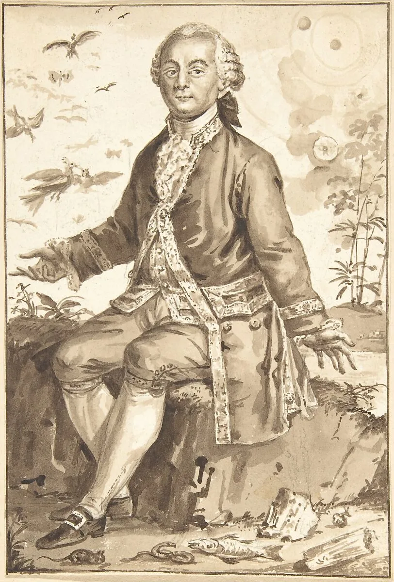 Portrait of G.-L. Leclere, Comte de Buffon — Jean-Baptiste-François Bosio