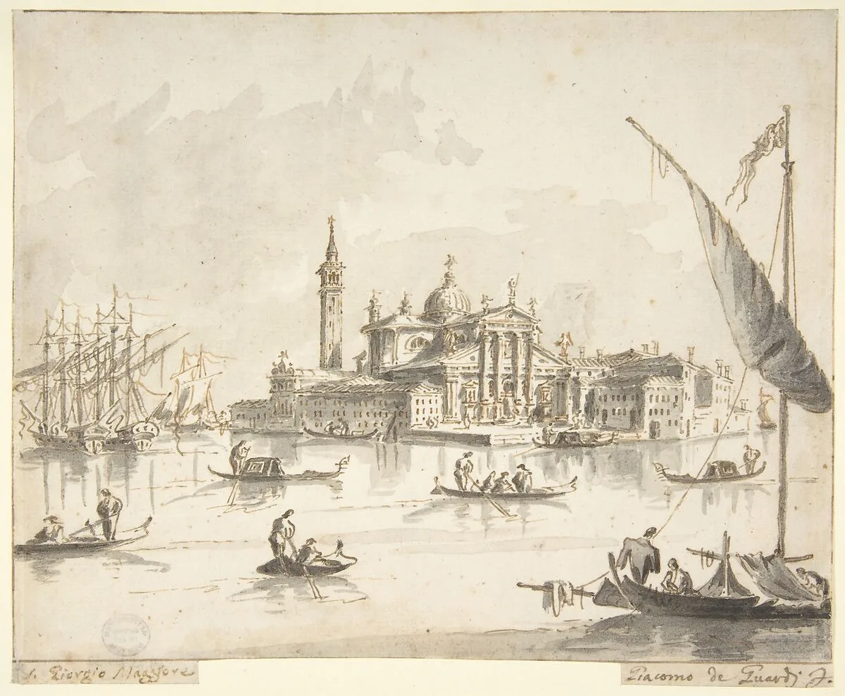 The Island of San Giorgio Maggiore, Venice — Giacomo Guardi
