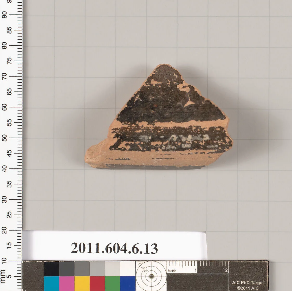 Terracotta fragment of a closed shape — Unknown