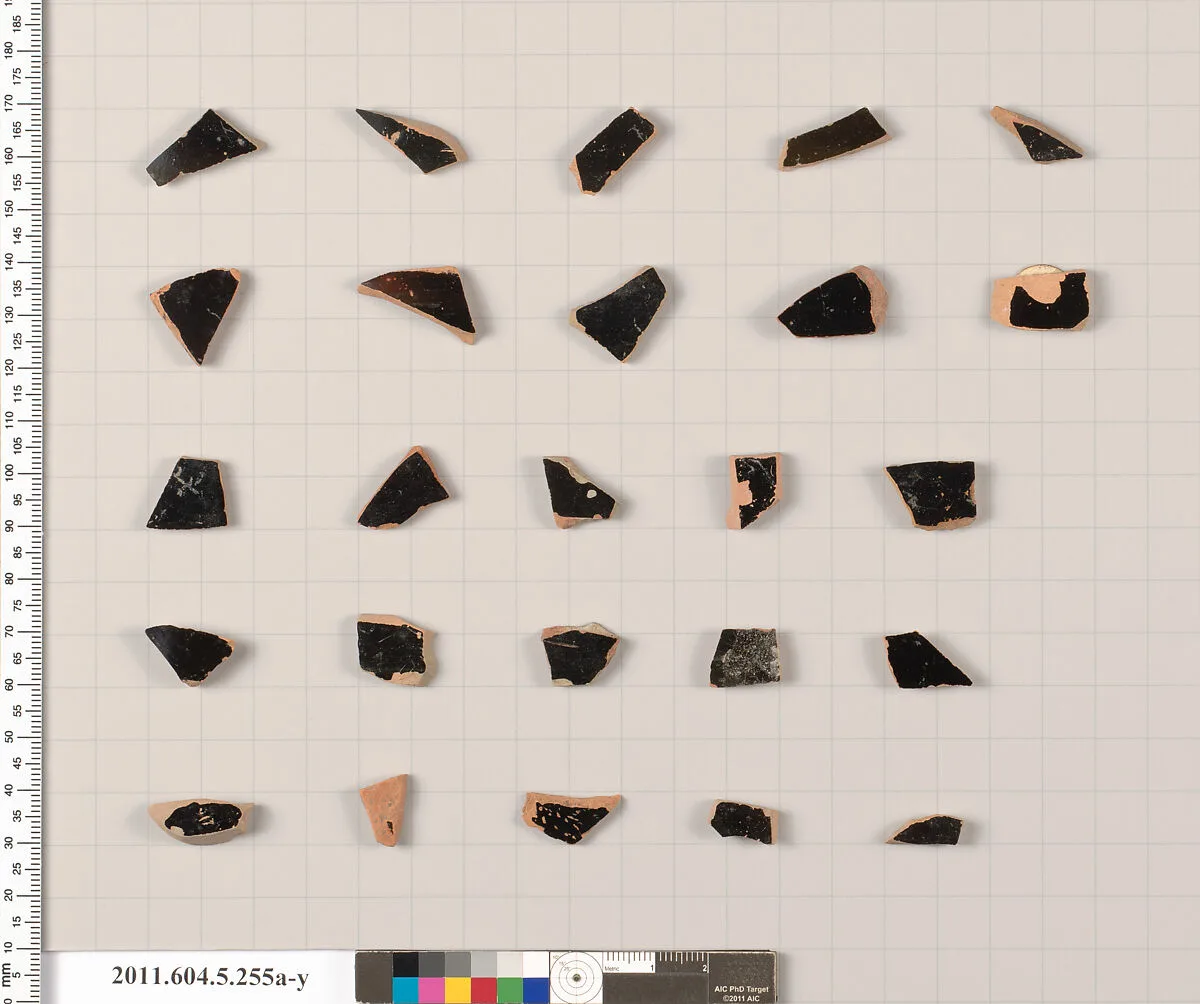 Terracotta fragments of kylikes (drinking cups) — Unknown