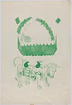 Progressive proof 'E' in green for 'Skull and Bull' — Gabriel Fernández Ledesma