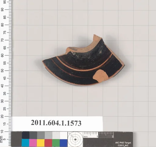 Terracotta fragment of a kylix (drinking cup)